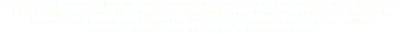 Ramesh's music and video collaborations have been with artists such as the late Flabba (who was also his best friend), Lira, Clint Brink, Akin Omotoso, Mr. Selwyn, Amu, Fortune, Khuli Chana, Slikour, RJ Benjamin, Shugga Smaxx, Relo, Kabomo, Wanda Baloyi, Nothende, Bongo Riot, MXO, Gaoza and producers Omen, Zethu and Hoodlum. Below is a collection of some of the projects he has been involved in.